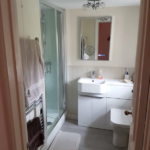 White bathroom suite
